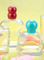 colored printing empty 30ml glass pump spray perfume bottle