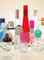 50ml perfume e-juice empty clear glass packing bottles with childproof cap and sharp glass dropper pipette cap whosale