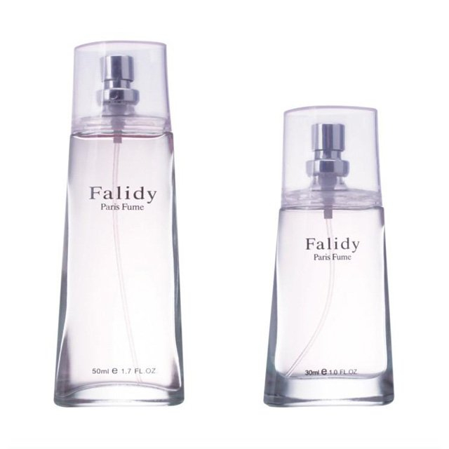 40ml empty transparent round shaped custom made glass perfume bottles