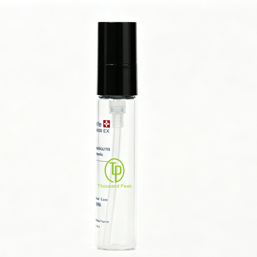 10ml Precision Treatment Pump Glass Bottle with 13-415 Finish (Customizable 2–15ml) for Facial Oils & Active Serums