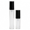 5ml and 10ml clear tubular treatment pump bottles set by packaging factory