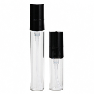 5ml 10ml Clear Glass Vial with 13-415 Precision Treatment Pump for Facial Oils and Serums