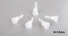 Selection of 1.5mm LDPE Euro Dropper Orifice Reducers for Precision Essential Oil Dispensing