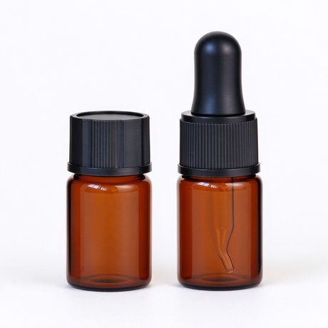Direct In-Vial Lyophilization Screw Bottles with ND18 Butyl Stopper and Autoclavable Rehydration Dropper Cap (2ml–10ml)