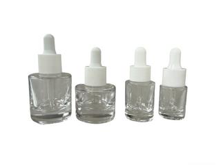 Premium Round Thick-Base Glass Dropper Bottle Series (5ml-30ml) | Heavy-Weight Luxury Packaging for Serums & Oils