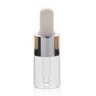 6ml Clear Tubular Glass Dropper Bottle for Serums (Borosilicate)