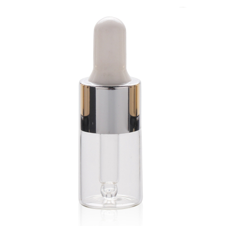 6ml Clear Tubular Glass Dropper Bottle for Serums (Borosilicate)