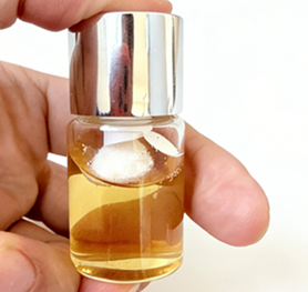 Dual-Chamber Bottle after press to mix