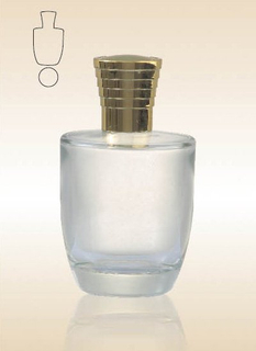 15ml light green custom made glass spray perfume bottles