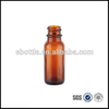 1/2 oz Amber Boston Round Glass Bottle 18mm-400