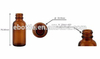 30ml Amber Glass Bottle 20mm-400