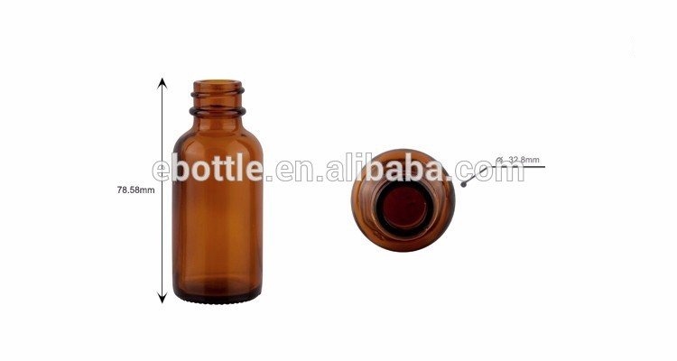 30ml Amber Glass Bottle 20mm-400