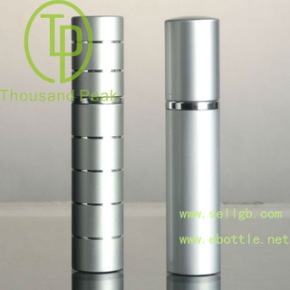 10ml heart printing vial refillable perfume atomizer mini spray empty aluminum glass bottle