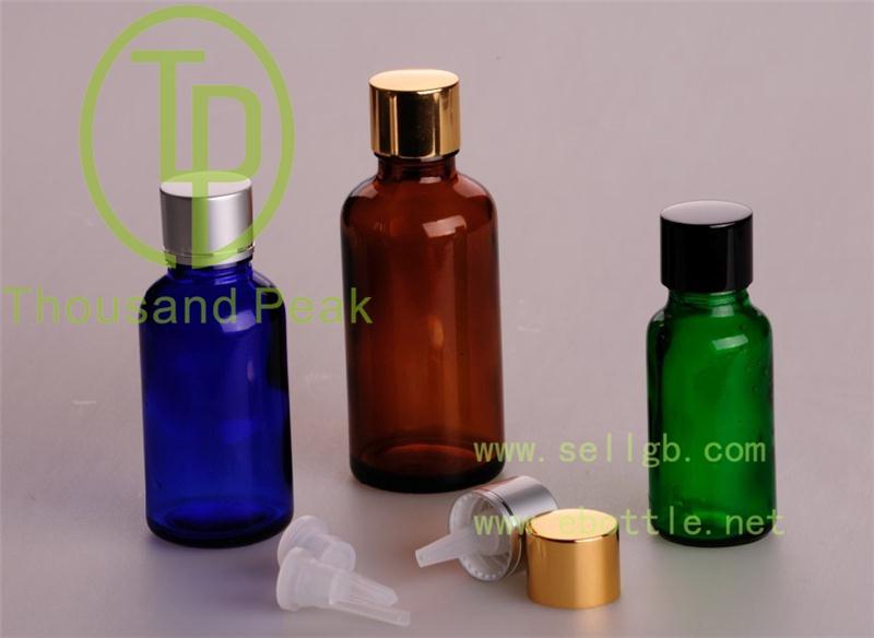 30ml dropper bottle make up cosmetics glass dropper aluminum cap round/square shape bottle
