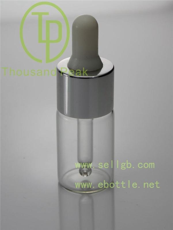 100% no leakge oil safe dropper bottle with aluminum dropper