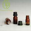 empty perfume 30ml blue round glass dropper bottle
