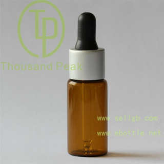 Custom design small bpa free silicone aluminum dropper bottle