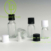 empty perfume 30ml blue round glass dropper bottle