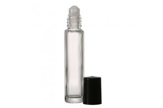 custom glass vials 7ml mini bottle, 7ml clear perfume glass roll on bottle