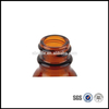 1/2 oz Amber Boston Round Glass Bottle 18mm-400