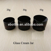 Glass Jars, Amber Glass Straight Sided Jars