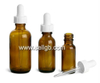 Wholesale 1/2oz 1oz 2oz 4oz amber glass dropper bottles for tinctures and oils