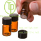 Mini roll on portable empty glass vials for essential oil