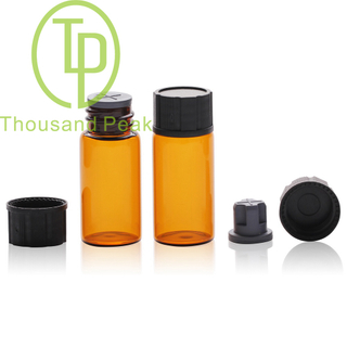 TP-1-10 10ml clear glass vial,glass bottle with pp cap and Liner,pe liner
