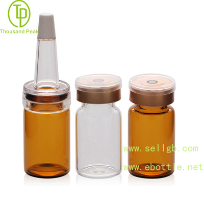 TP-2-04 cosmetic packaging tube 7ml facial care glass bottle with soft trumpet head 