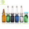 TP-2-01 tube 3ml 5ml facial care metalized glass bottle with soft trumpet head 