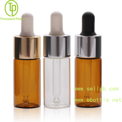 TP-2-149 15ml cosmetic glass dropper bottle 20-410 neck