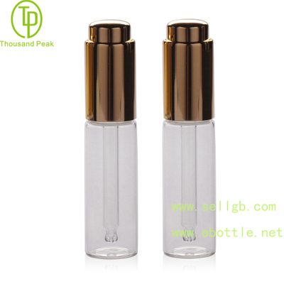 TP-2-160 15 ml cosmetic glass push dropper bottle 