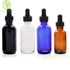 Wholesale multi-color glass dropper bottles 1oz 2oz 4oz for essential oils