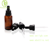 Wholesale amber glass dropper bottle with tamper evident cap for essential oils