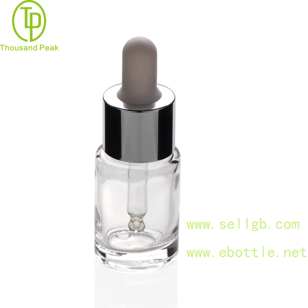 TP-2-170 10ml thick cosmetic glass dropper bottle 20-410