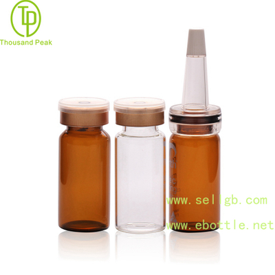 TP-2-05 cosmetic packaging tube 10ml facial care glass bottle with soft trumpet head 