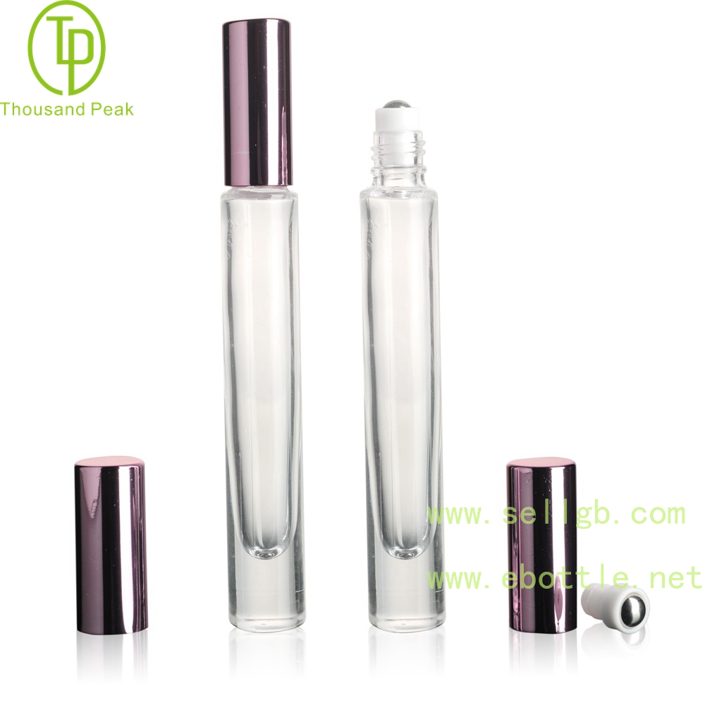 TP-3-31 10ml Round Shape Thick Bottom Roll on perfume bottles